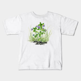 June 14th birthday flower Kids T-Shirt